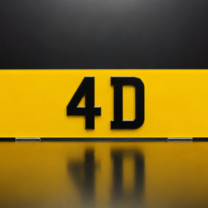 4D Number Plate SET